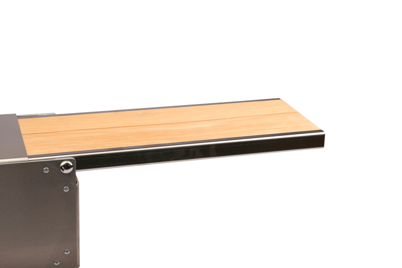 Abklappbare Werkbank für Bautiefe 520 mm