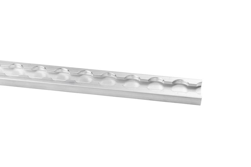 Aluminium-Zurrschiene Eckig 28 mm